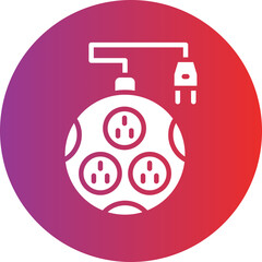 Vector Design Power Strip Icon Style