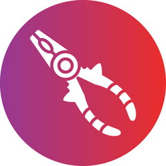 Vector Design Pliers Icon Style