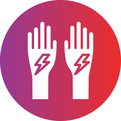 Vector Design Electrician Gloves Icon Style