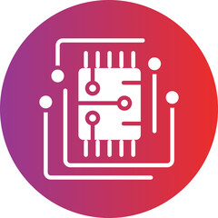 Vector Design Circuit Icon Style