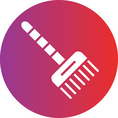 Vector Design Hair Dye Brush Icon Style