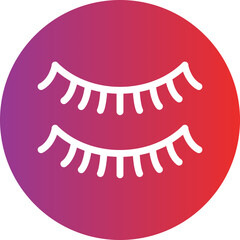 Vector Design Eyelash Icon Style