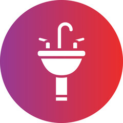 Vector Design Sink Icon Style