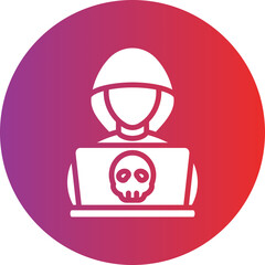 Vector Design Hacker Icon Style