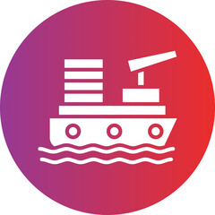 Vector Design Gunboat Icon Style