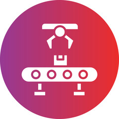 Vector Design Food Conveyor Icon Style