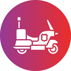 Vector Design Motorbike Icon Style