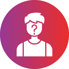 Vector Design Suspect Icon Style