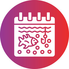 Vector Design Fishing Season Icon Style
