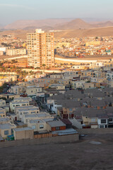 view of the city of Arica, southern sector