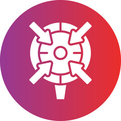 Vector Design Blue Zone Icon Style