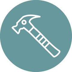 Vector Design Hammer Icon Style