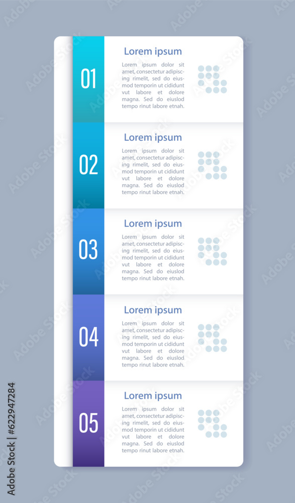Poster family routine infographic chart design template. abstract infochart with copy space. instructional 