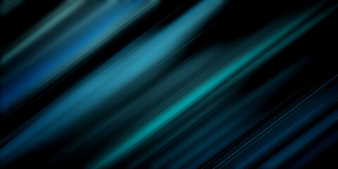 Dark neon blue color stripes abstract background