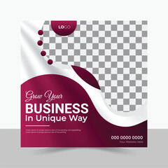 Business, Corporate Social Media Post Design.