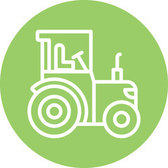 Vector Design Tractor Icon Style