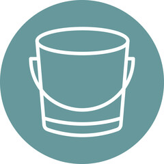 Vector Design Bucket Icon Style