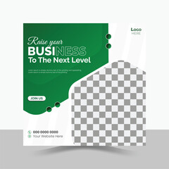 Business, Corporate Social Media Post Design.