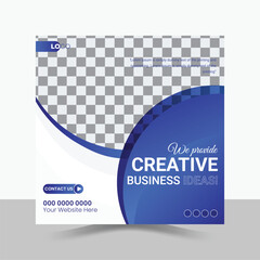 Business, Corporate Social Media Post Design.