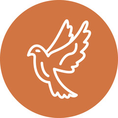 Vector Design Dove Icon Style