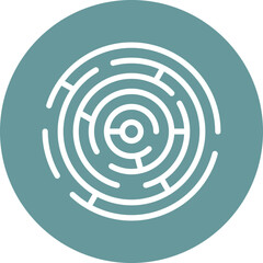 Vector Design Hedge Maze Icon Style