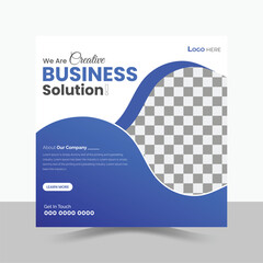 Business, Corporate Social Media Post Design.