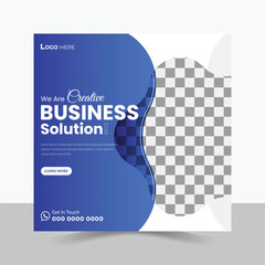 Business, Corporate Social Media Post Design.