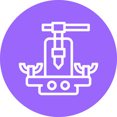 Vector Design Flaring Tool Icon Style
