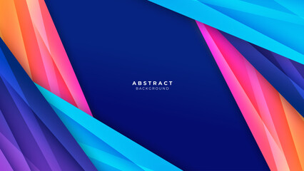 Modern colorful abstract presentation background with stripes lines