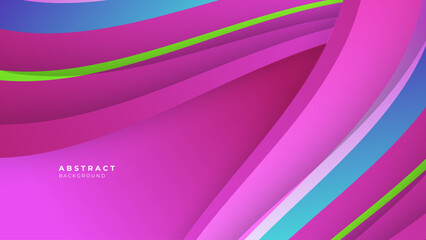 Abstract colorful geometric shapes 3d background. Vector illustration abstract graphic design banner pattern presentation background wallpaper web template.