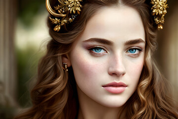Fototapeta premium the goddess of Greek and Roman mythology