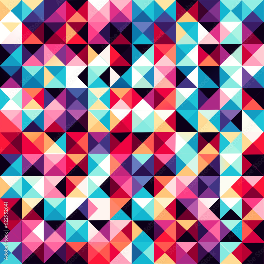 Poster seamless pattern. abstract background with geometric shapes. vector illustration.