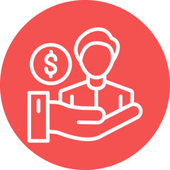 Vector Design Dealer Prep Fees Icon Style