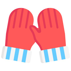 winter gloves, are often used in design, websites, or applications, banner, flyer to convey specific concepts related to autumn seasons.