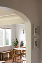 Trendy home interior dining room