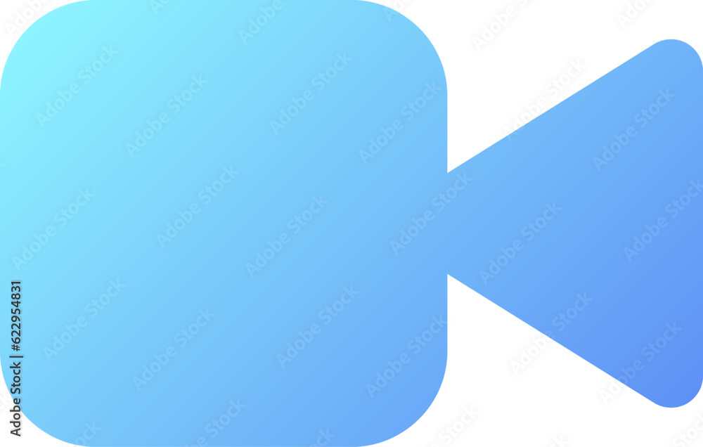 Poster video call pixel perfect flat gradient color ui icon. videotelephony. distant conversation with came