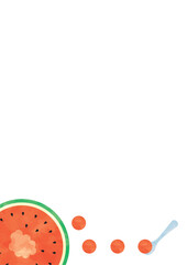 スイカくり抜きフレーム_縦