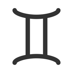 Abstract zodiac icon. Line linear symbol. Signs vector  illustrator. Aquarius, Capricorn, Sagittarius, Scorpio, Libra, Virgo, Leo, Cancer, Gemini, Taurus, Aries, Pisces