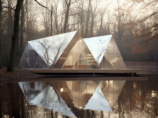 Modern pavilion design for contemplation