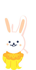 rabbit hold a moon cake