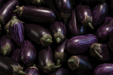 Background eggplant. Generate Ai