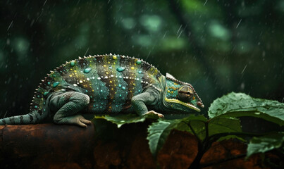 Vibrant World: A Kaleidoscope of Colorful Chameleons in their Natural Habitat
GENERATIVE AI, AI GENERATIVA