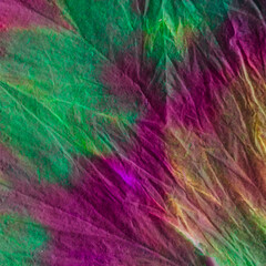 Traditional Tie Dye Pattern. Tye Circle