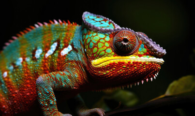 Vibrant World: A Kaleidoscope of Colorful Chameleons in their Natural Habitat
GENERATIVE AI, AI GENERATIVA
