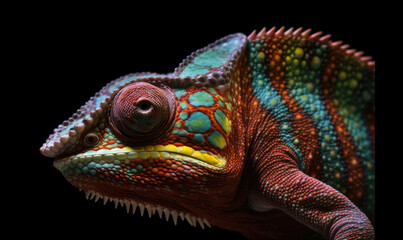 Vibrant World: A Kaleidoscope of Colorful Chameleons in their Natural Habitat
GENERATIVE AI, AI GENERATIVA