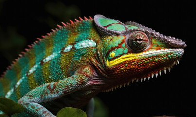 Vibrant World: A Kaleidoscope of Colorful Chameleons in their Natural Habitat
GENERATIVE AI, AI GENERATIVA