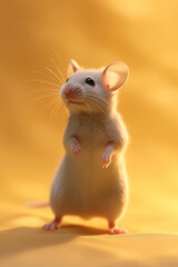 Very cute baby Mouse in nature, national geography, Wide life animals. AI Generated.

