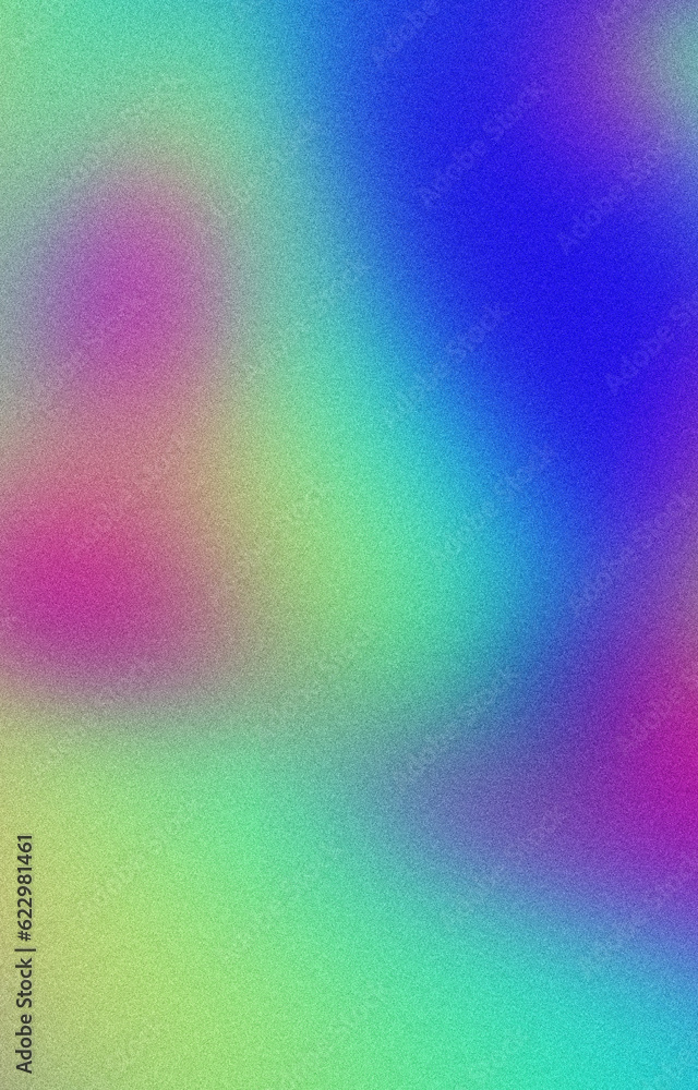 Aufkleber abstract blurred grainy gradient background texture. colorful digital grain soft noise effect patter
