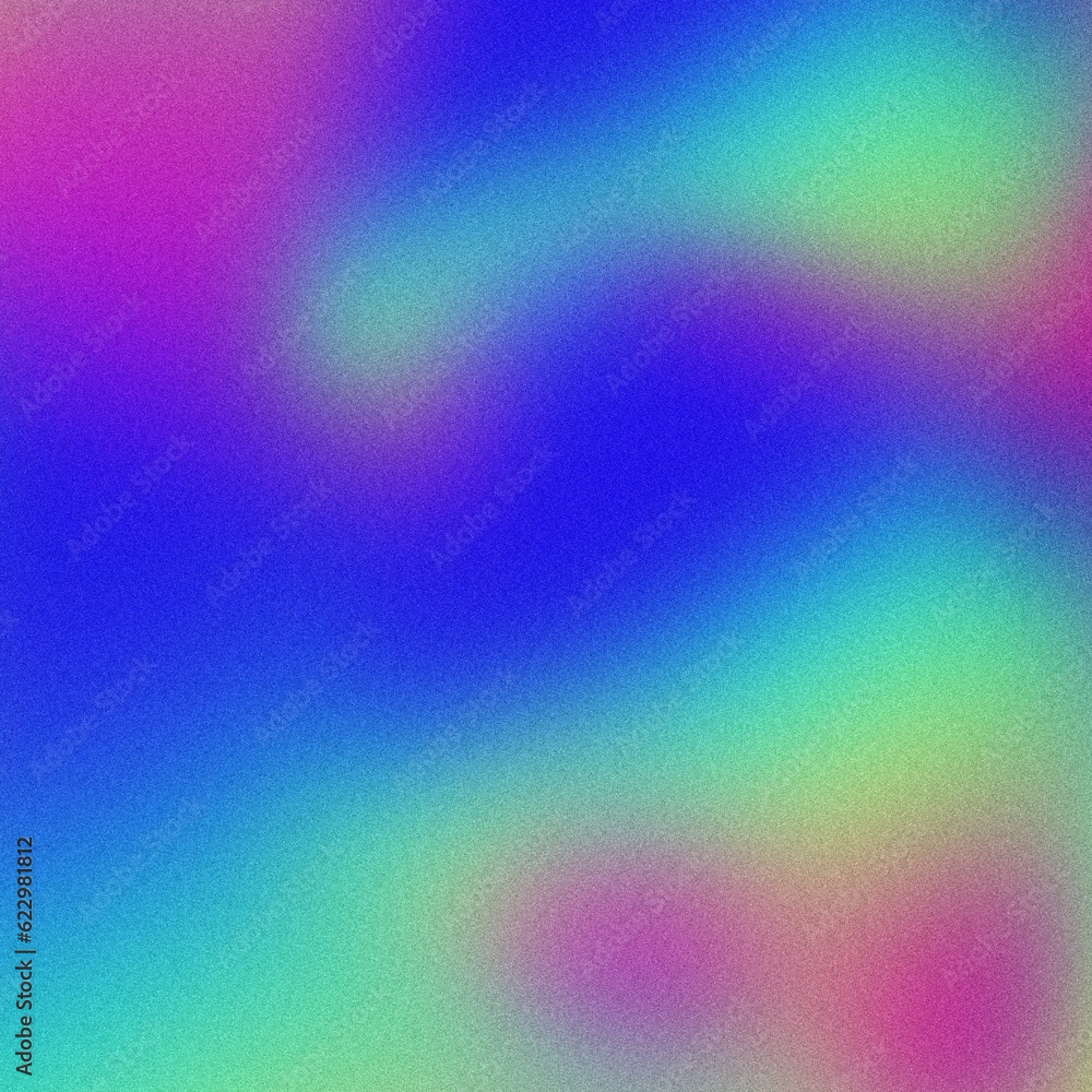 Aufkleber abstract blurred grainy gradient background texture. colorful digital grain soft noise effect patter