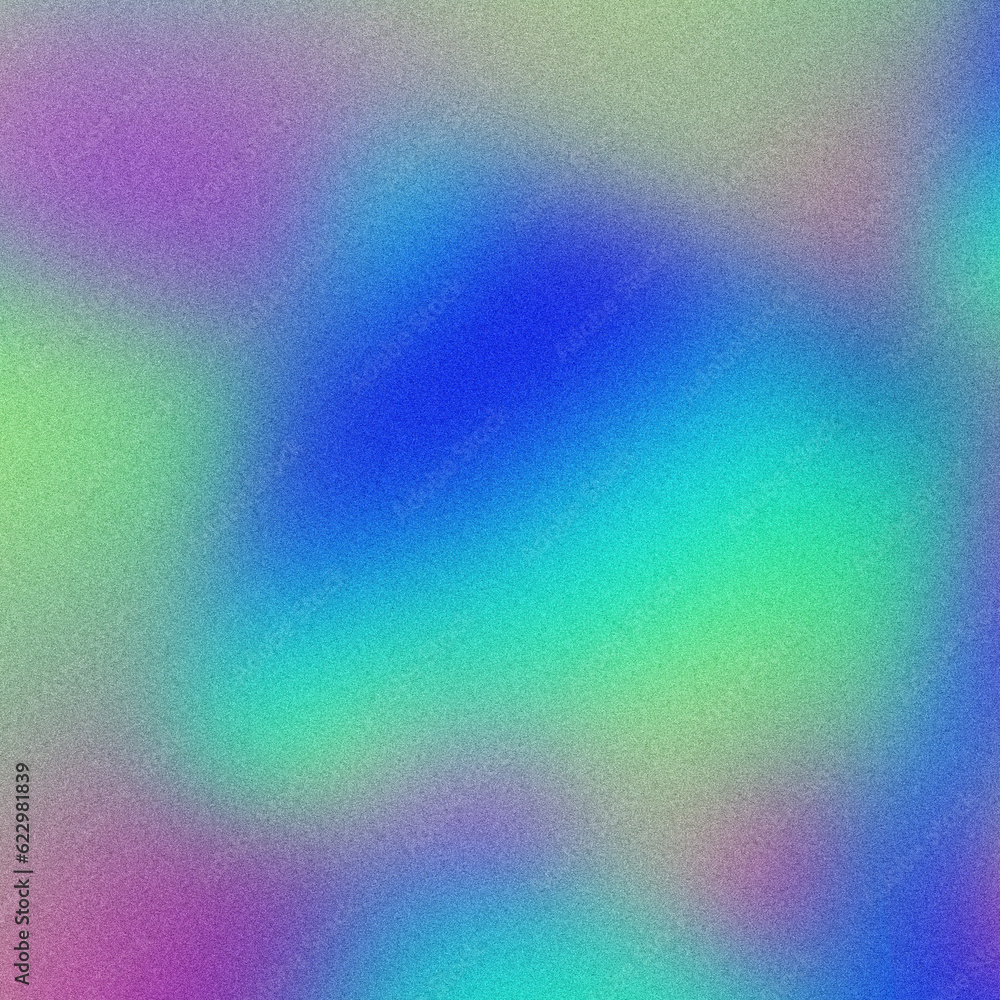 Aufkleber abstract blurred grainy gradient background texture. colorful digital grain soft noise effect patter